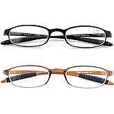 Mcoorn Lightweight Reading Glasses,Flexible(Memory Plastic) Readers, Men and Women