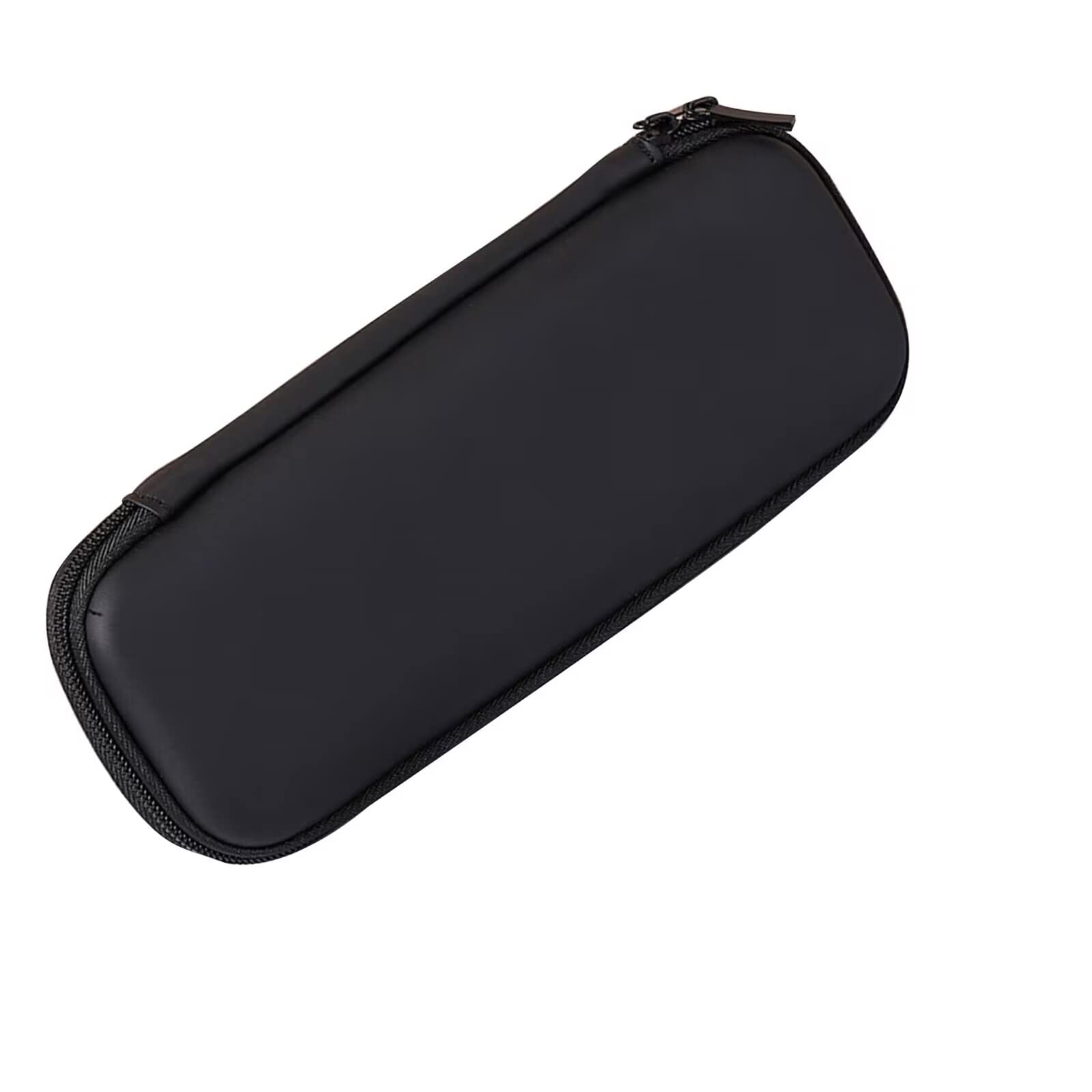 Butyeak Unisex Pencil Case - Travel Makeup Brush Holder, Cosmetic Bag, Generic Brush Holder Makeup Organiser (Black) (21 x 7.5 cm) Minimal