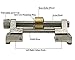 LepoHome Stainless Steel Honing Guide with Brass Roller for Wood Chisel Fixed Angle Knife Sharpener Planer Blade Sharpening(Clamping Width Range 0.2''-3.2'')