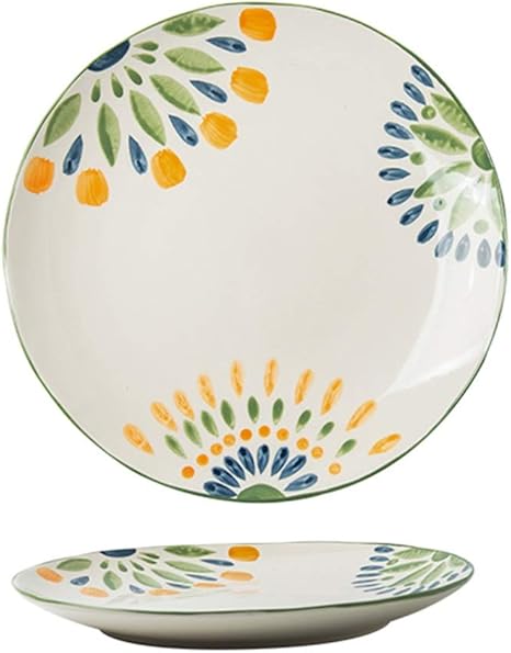 Amazon Co Jp ホットプレート グリル鍋 家庭用食器用食器類 ヨーロッパ料理用食器類 ステーキプレート キッチンカトラリートレイ ファミリーパーティー用食品トレイ Color 白 Size 26 8 3cm ホーム キッチン