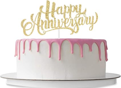 Amazon Com Happy Anniversary Cake Topper Wedding Anniversary