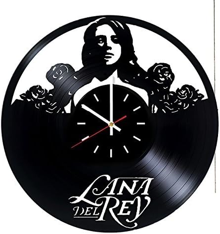 Lana Del Rey Music Vinyl Record Wall Clock Gift idea Wall Art Decor