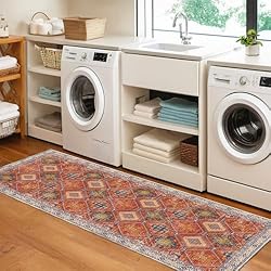 CAPALOCA 2x3 Area Rug Bohemian Rugs with Print