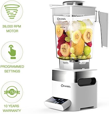 NYYIN Professional Blender - Smoothie Maker 39,000 RPM Total Nutrition Food Processor with 50 OZ BPA-Free Pitcher, Programmed Settings High Speed Blender for Ice Fruit Vegetable Smoothie Soup