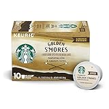 Starbucks Golden S'mores Flavored Blonde Roast Single Cup Coffee for Keurig Brewers, 3.6-oz. boxes of 10