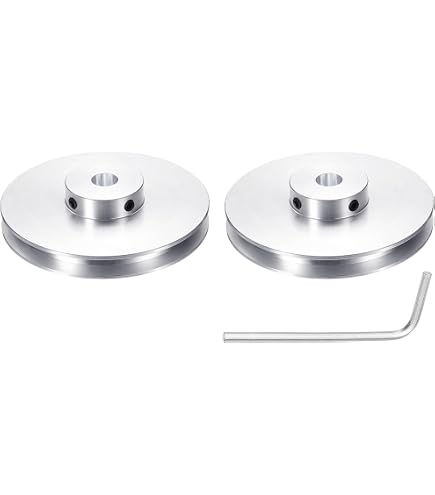 Poulie De Courroie Trapézoïdale Alésage 8mm Diamètre 20mm - Poulie Gorge V Aluminium Pour Courroie 6mm