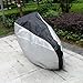 ATCG Bike Cover 190T Nylon Waterproof Bicycle Cover for Mountain Bike, Road Bike Outdoor Storage, L (Silver with Black Top)