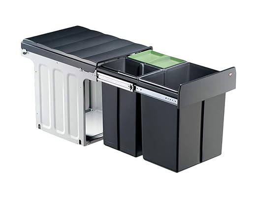 Wesco Bio Trio Maxi Profi 857721-11 Einbau Abfallsammler Abfalltrennsystem