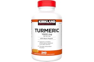 Just Grown Turmeric 1000 mg., 240 Capsules (1 pack)