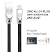 IVVO Lightning Cable 3Pack 4FT 6FTx2 Fast Charging Cord Lightning to USB Cable Charger with LED Light for iPhone X/8/8Plus/7/7 Plus/6/6 Plus/6s/6s Plus/5/5S/5C/SE/iPad, iPod and More