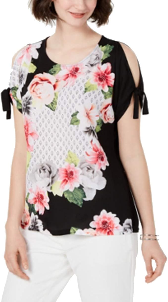 jm collection cold shoulder top