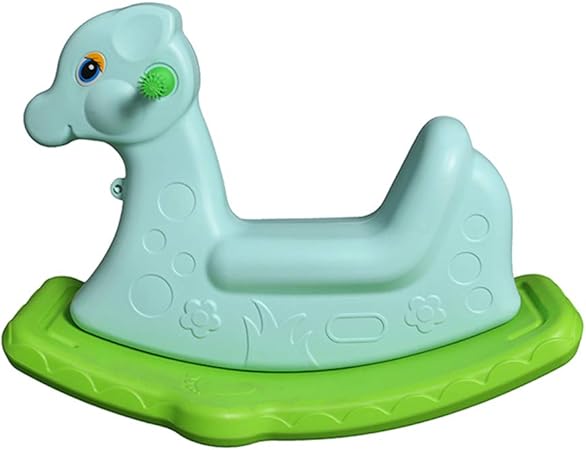 green rocking horse