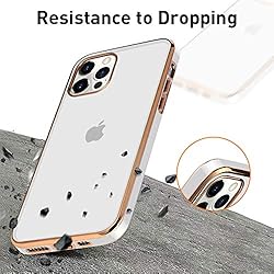 MOWIME iPhone 12 Pro Max Case 6.7 in, Clear Soft