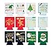 Juvale Christmas Beer Can Sleeves - 12-Pack Holiday Theme Drink Holders with Insulated Covers, Neoprene Coolers for 12-Ounce Canned Beverages, 12 Festive Winter Designs, 2.8 x 4.2 Inches