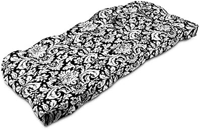 Stratford Home Eco Friendly Outdoor Decorative Bench Cushion (Valencia Domino) Made in America