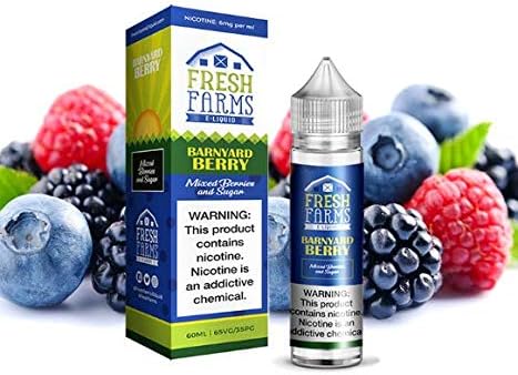 Fresh Farms USA E Liquid Juice 60ml Short Fill 0mg (Barnyard Berry)
