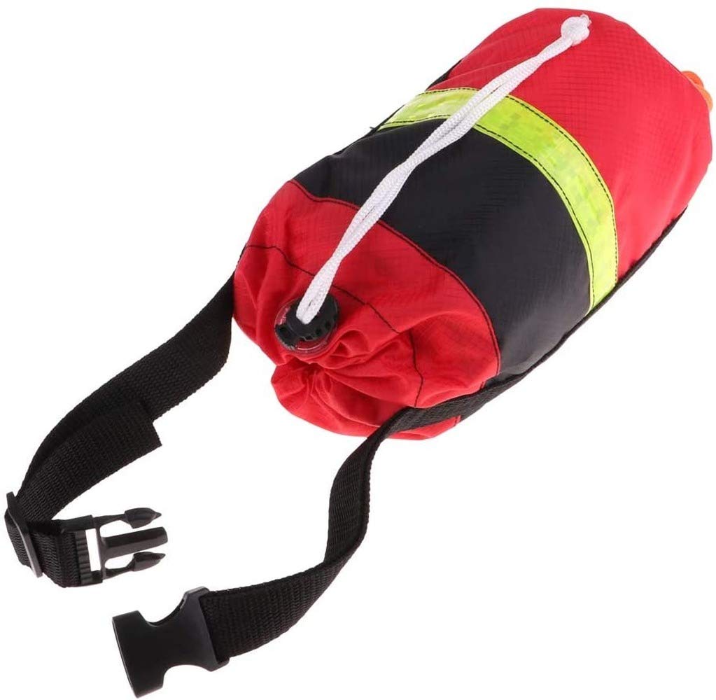 SGerste Safety Throw Bags Rescue Kayaking Reflective Throw Line Rope Lightweight - 52ft (A)