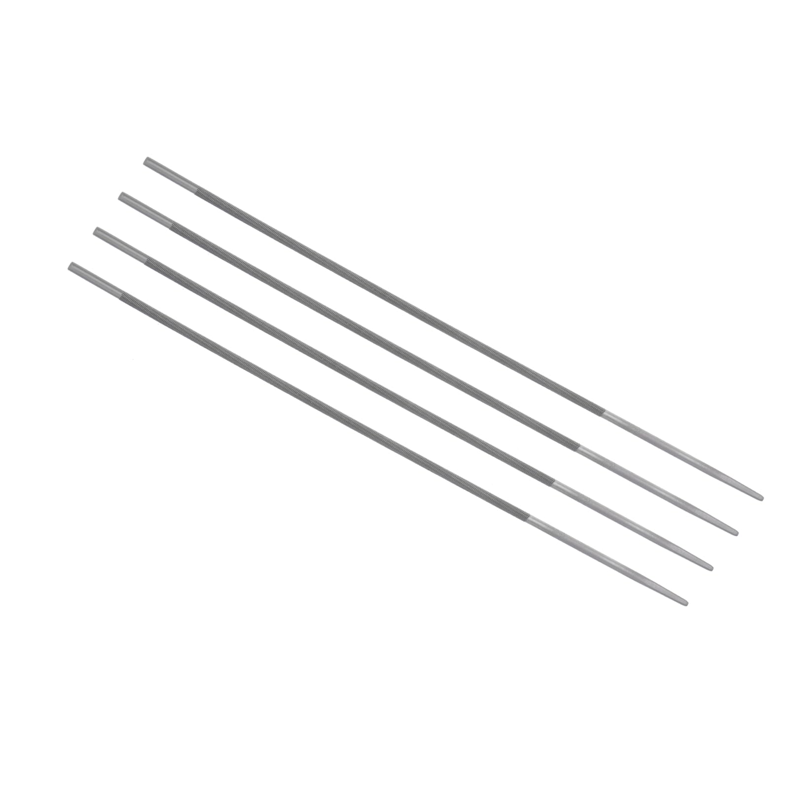 CoCud Chainsaw File, 9/64" File Teeth 9.65" Total Length, High Carbon Steel Double Cut Sharpener - (Applications: for Object Repair), 4-Pieces