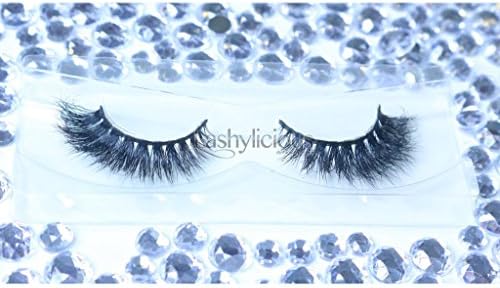 Sultrylicious 100% 3D Mink Eyelashes by Lashylicious Natural Fluffy With Super Felxible Band and Useable 20+ times - Glamorous Thick Fake lashes Extensions