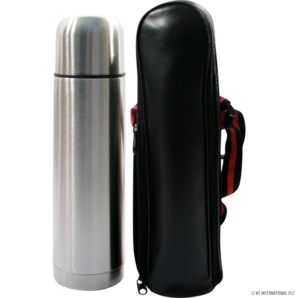 PRIMA 0.5 Litre Stainless Steel Vacuum Flask with Carry Case