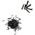 Small Nails, BLUELEC 200PCS Wooden Nail for Household Decoration, String Art or any other DIY things (1×6mm/0.04×0.23inch, Black)