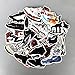 Meet Holiday Jordan AJ Sneakers Theme Stickers Waterproof Vinyl Scrapbook Stickers Car Motorcycle Bicycle Luggage Decal 60 PCS Laptop Stickers