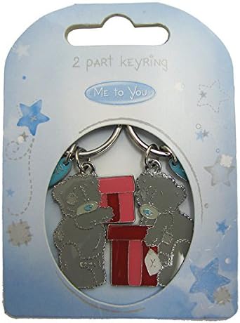 Me to You Bear Present 2 Part Keyring
