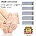 Foot Solutions Super Coarse Emjoi Micro-Pedi Refills Rollers Compatible with Emjoi Micro-Pedi Callus Remover (5 PACK-Sliver)