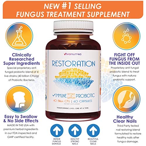 Restoration Toenail Fungus Treatment Probiotic Pills Nail Fungus