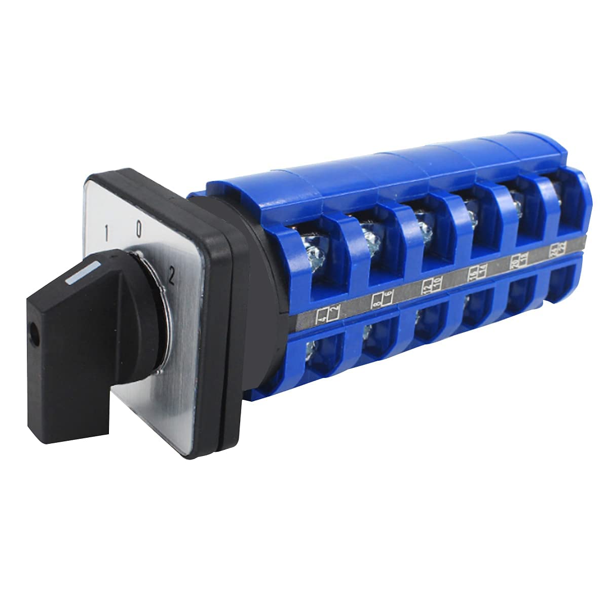 TOP-VIGOR Universal Rotary Cam Selector,Changeover Switch,Changeover Selector Switch LW26-63/6 380V 63A 3 Positions 24 Terminals