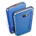 Galaxy S7 Edge Case, Pasonomi® [View Window] Ultra Slim Folio Flip PU Leather Case Cover for Samsung Galaxy S7 Edge (Blue)