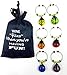 Cork & Leaf Ladybugs Wine Charms, Drink Markers, Set of 6 Wine Charms,Wine Glass Tags, Wine Drinker Gifts, Housewarming Gifts, Cocktail Drink Markers. Multicolor