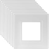 rhinocables Finger Plate Surround for Single Light Switch White Plastic 10