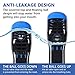 adepoy Full Face Snorkel Mask, Snorkeling Mask for Adults and Kids with Detachable Camera Mount,180 Degree Large View Dry Top Set Anti-Fog Anti-Leak