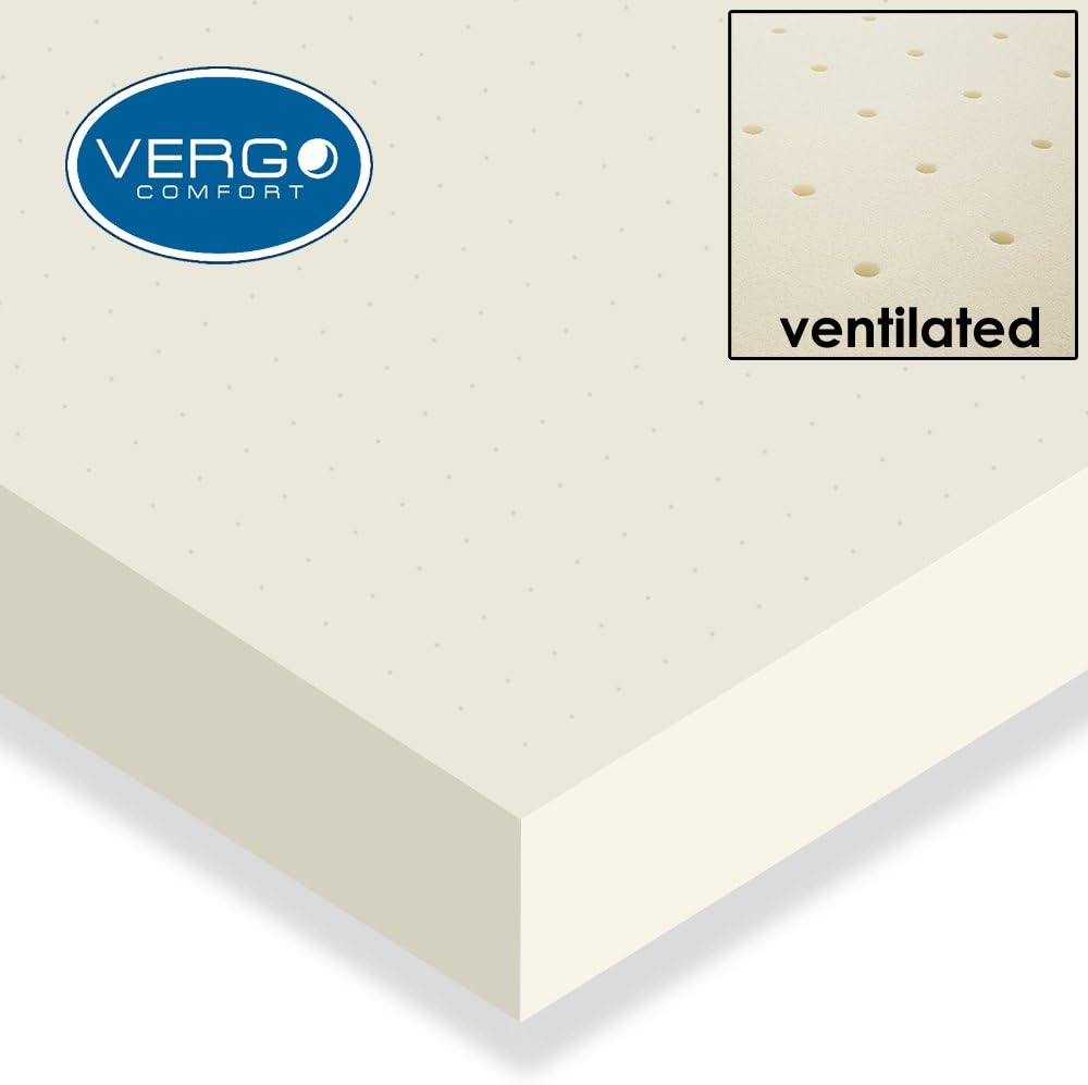 Vergo Comfort Visco Elastic Premium 2" Memory Foam Topper (Twin)