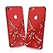 KINGXBAR for Apple iPhone 8 Case , iPhone 7 Case ,Bling Diamond Crystals from SWAROVSKI Element ,Fashion Hard PC Transparent Sparkly Case Cover for Christmas party