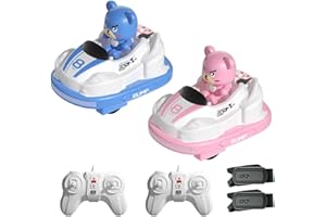 Dodoore Remote Control Bumper Cars for Teens, RC Battle Ejecting Bumper Car Set, Gesture Sensing RC Stunt Car with Spray, Lights & Music, Birthday Xmas Gifts