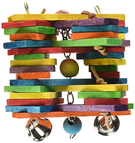 Super Bird Creations 11 by 7-Inch Woodpile Bird Toy, Large