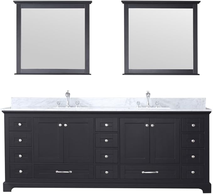 84 in. Vanity Set in Espresso Home Improvement