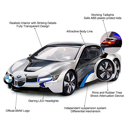 RASTAR BMW Toy Car, 114 BMW i8 Remote Control Car BMW RC Car, Fully