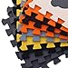 meiqicool Baby Crawling Mat Puzzle Play Foam Tiles Non Toxic Playmat Floor Mats for Tummy Time,P011B