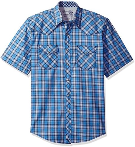Wrangler Men's 20x Competition Two Pocket Short Sleeve Snap Front Shirt