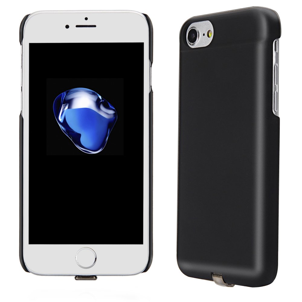 Amazon.com: QI Wireless Charging Receiver Case Back Cover for Apple iPhone  6 Plus, 6S Plus, 7 Plus 5.5" [No Built-in Battery] - Black: Cell Phones &  ...