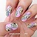 Winstonia Nail Stamping Plate Summer Spring Floral and Flowers Manicure Designs