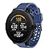 for Polar Vantage M Band, Lamshaw Silicone Replacement Wristbands Sport Strap with Metal Buckle for Polar Vantage M Smartwatch (Blue)