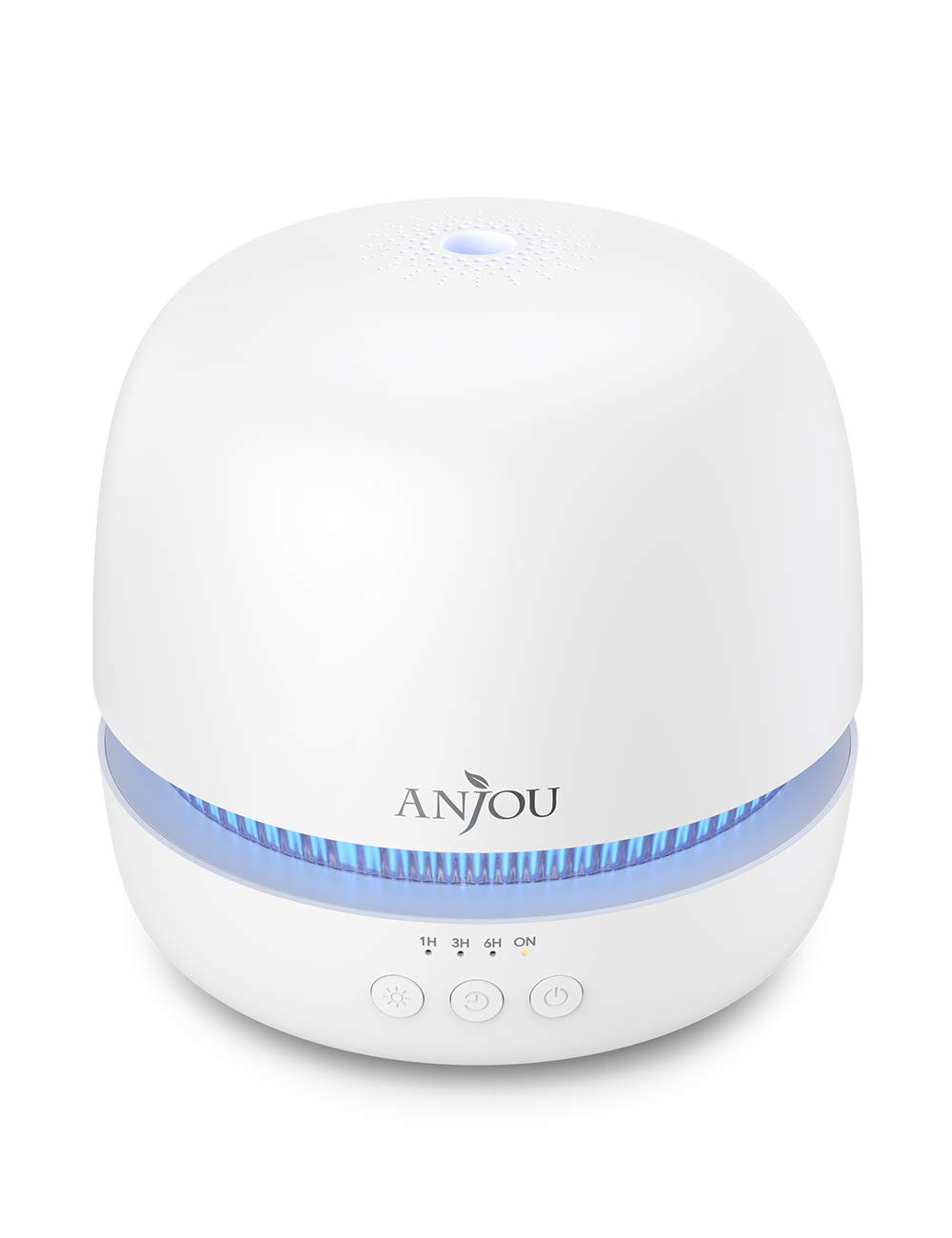 Essential Oil Diffuser, Anjou 300ml Ultrasonic Aroma Diffuser with Continuous Aromatherapy, Whisper-Quiet, 2 Mist Outputs, BPA Free, Waterless Auto Shut-Off, 7 Color Light, Aromatherapy Diffuser : Beauty