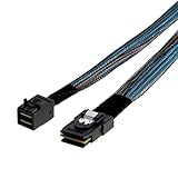 CableCreation Internal Mini SAS HD Cable, 1.6FT Mini SAS SFF-8643 to Mini SAS 36Pin SFF-8087 Cable, Mini SAS 36Pin to SFF-8643 Cable, 0.5M