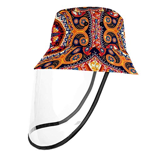 Retro-Ethno-Stil, Anti-Spuck-Hut, Anglerhut, Anti-Spritzer, Sicherheits-Abdeckung, winddicht, staubdicht