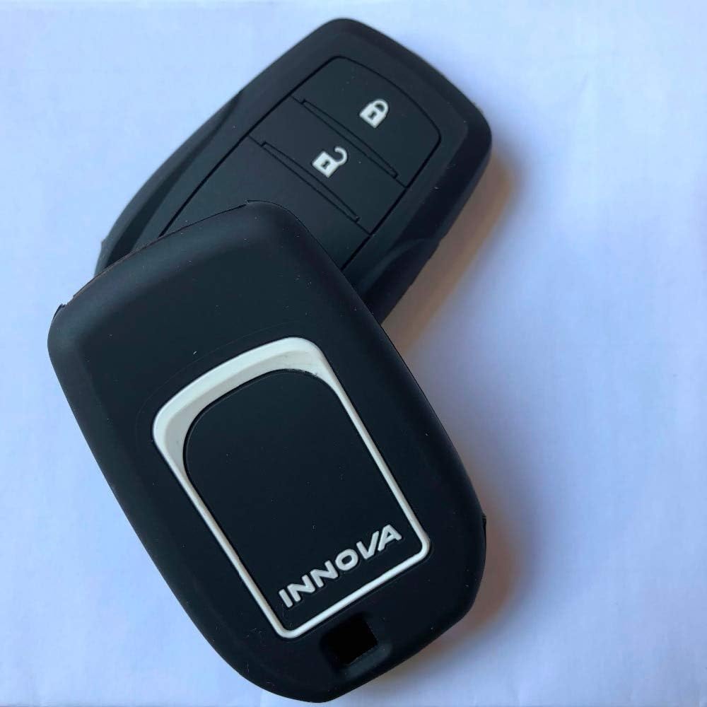 Key Case Keyless Remote Silicone Key Cover Case Holder For Toyota Innova Smart Entry FOB Accessory