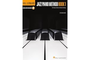 Hal Leonard Jazz Piano Method Book 1 | Step-by-Step Jazz Lessons for Beginners | Learn Chords, Improvisation and Swing with Online Audio | Essential Jazz Piano Instruction and Sheet Music